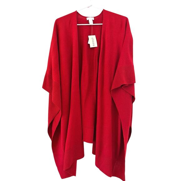 Chicos red wrap cap New NWT perfect for Christmas holidays - Picture 1 of 6